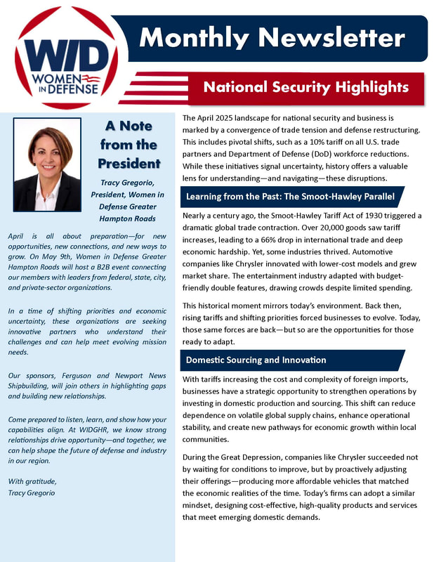 The April edition of the newsletter